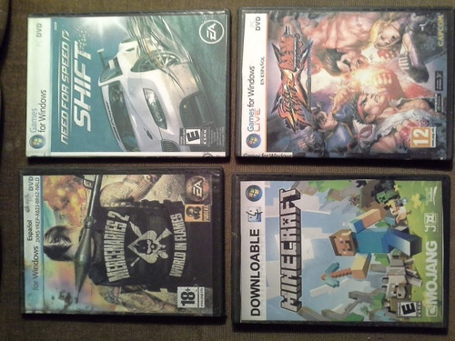Juegos Para Pc Window En Formato Dvd (Usado)