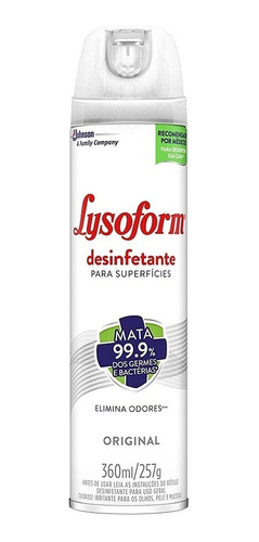 Desinfetante Lysoform Original Mata 99,9% Germes E Bactérias