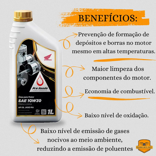 Revisão Cb 500x 14-18 Óleo Honda 10w30 Filtros + Velas Ngk