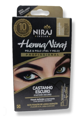 Henna Niraj Para Cejas - Castaño Oscuro