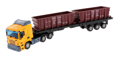 1:48 Ingeniería Coche Aleación Modelo Toy Carrier Trucks