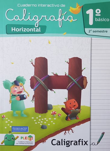 Imagen 2 de 3 de Cuaderno De Caligrafia Horizontal Nº 1 Básico 2 Semestre Cx