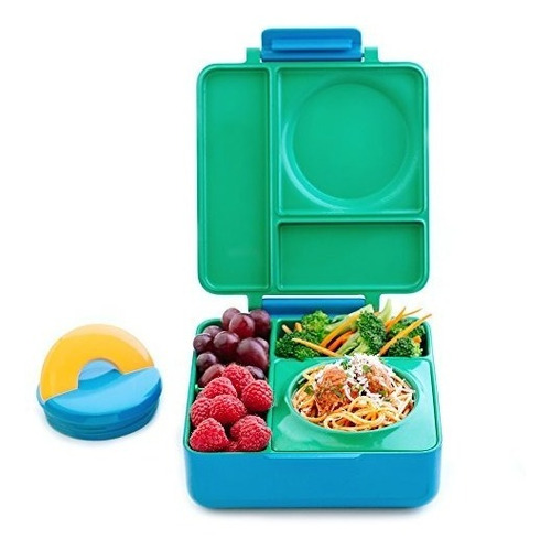 Caja Omiebox Bento Con Termo Aislado Para Niños, Prado