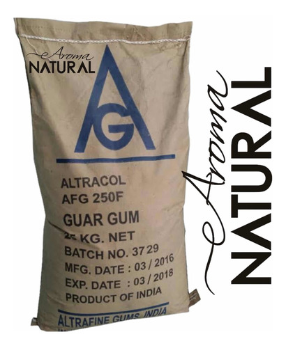 Goma Guar 25 Kg Bulto Goma Guar Premium Grado Alimenticio 