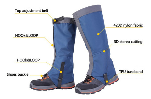 Zt Polainas Impermeables Piernas De Nieve, Botas De Sender