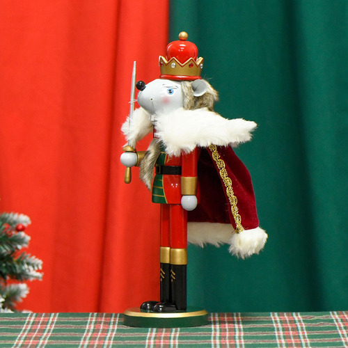 Figura De Cascanueces De Navidad, Adorno Artesanal Para