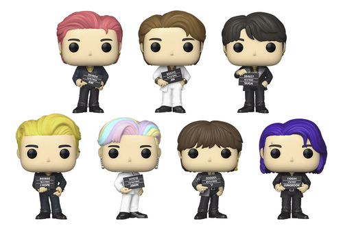 Funko Pop Rocks Bts Butter Banda Completa 7 Pack