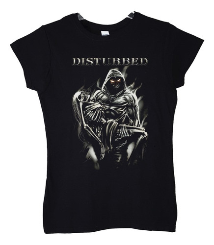 Polera Mujer Disturbed Skeleton Metal Abominatron