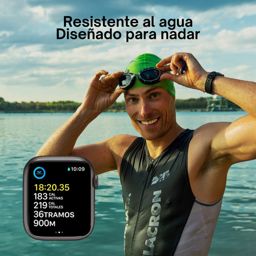 Apple Watch Se 2da Generación De 44mm Gps + Lte Color Azul Azul Oscuro Deportivo Negro (Reacondicionado)