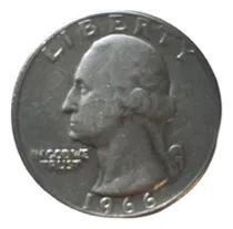 Comprar Moneda Quarter Dollar 1966 Liberty Estados Unidos