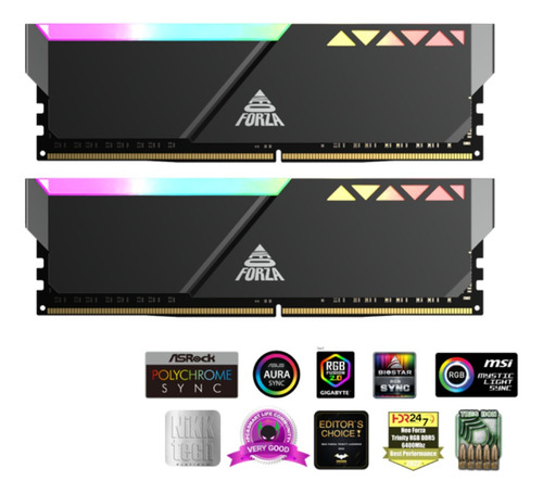Memoria Ram Neo Forza Trinity Rgb 2x16gb (32gb) Ddr5 5200mhz