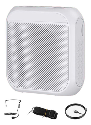 Amplificador De Voz Portátil 2200 Mah Vocal Boost White [u]