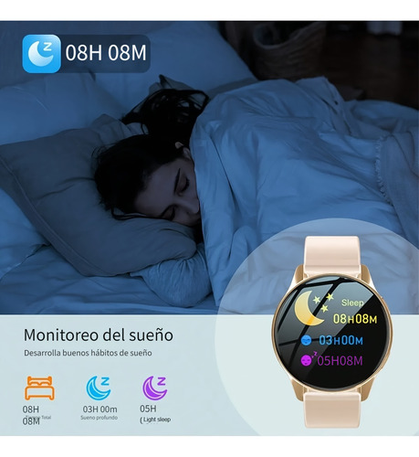 Reloj Inteligente Bluetooth Con Función De Recordatorio De M