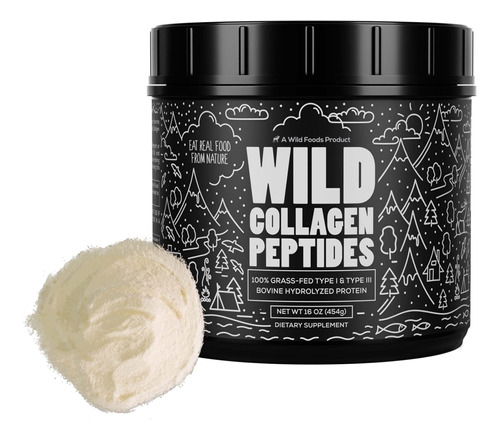 Wild Collagen Peptides En Polvo  Pasto Elevado, Alimentado C
