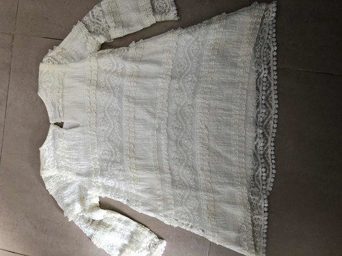 Vestido Mimo&co Niña Encaje Puntilla