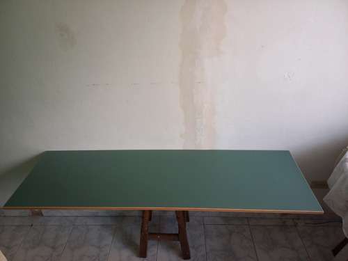 Meson Tabla Madera Maciza Y Con Formica, Escritorio. Usado