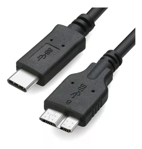 Cable Usb Tipo C A Disco Duro Externo Tipo Micro B V3.0 Mac