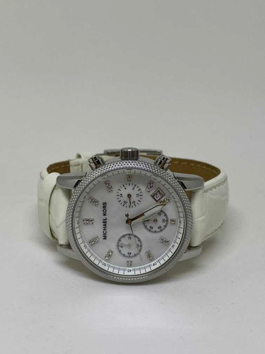 Relógio Michael Kors Feminino Mk5049 Branco Original Usado