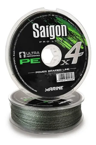 Imagem 2 de 4 de Linha Multifilamento Para Pesca 4x 4 Fios 0.25 0.40 0.30mm