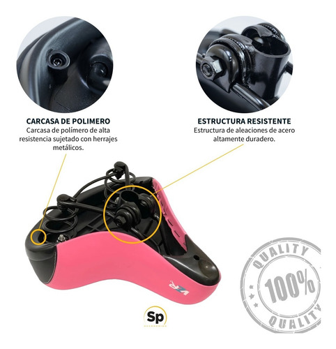 Asiento Para Bicicleta De Paseo De Dama Diseño Amplio