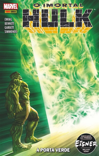 O Imortal Hulk - 2: A porta verde, de Ewing, Al. Editora Panini Brasil LTDA, capa mole em português, 2020