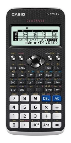 Imagen 1 de 3 de Calculadora Cientifica Fx-570la X Classwiz Casio Por Unidad