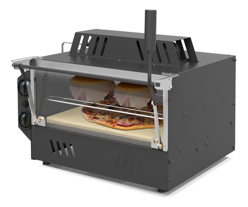 Forno Guilhotina À Gás Glp 53x47cm Sem Cavalete Saro Bdwt