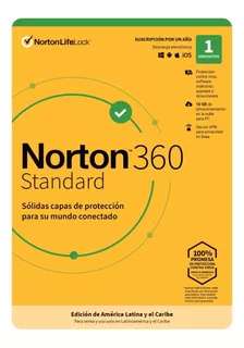 Norton Antivirus 360 Standard 1 Dispositivo 1 Año