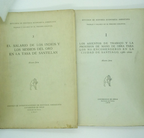 Set Dos Libros De Álvaro Jara.