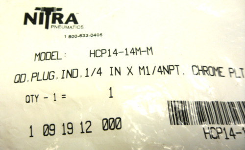 New Sealed Mixed Lot Of 24 Nitra Hc14-14m-b Hcp14-14m-m Ccc