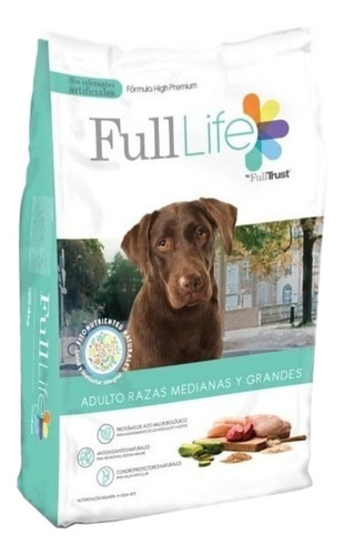 Alimento Full Life Razas Medianas y Grandes para perro adulto de raza  mediana y grande en bolsa de 8kg