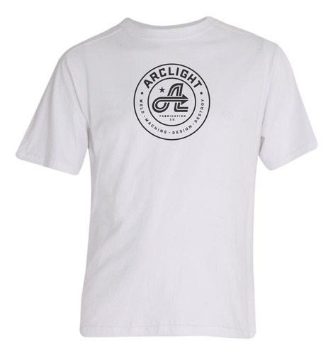 Remera Fierrera Arclight Aaron Kaufman Algodon Blanca
