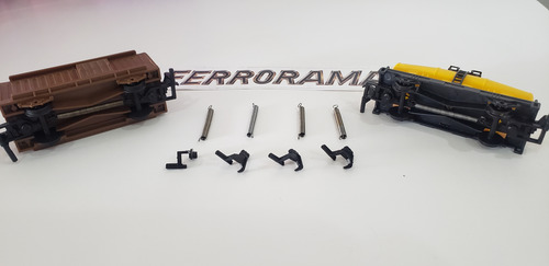 Ferrorama - Kit Molas E Engates Vagões (Usado)