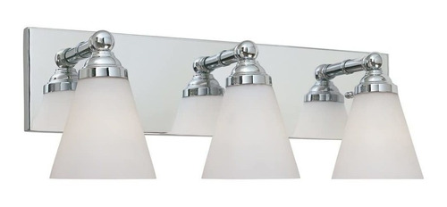 Lámparas Para Tocador Designers Fountain 6493-ch Hudson Lpt4