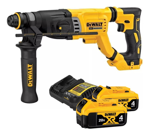 Martelete Plus Brushless Dch263 + 2 Bat 4ah + Carreg Dewalt Cor Amarelo/preto 110v/220v