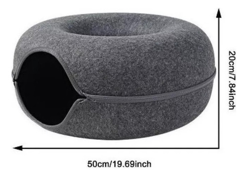Cama Tipo TĂșnel De Fieltro For Gatos Donas Nest