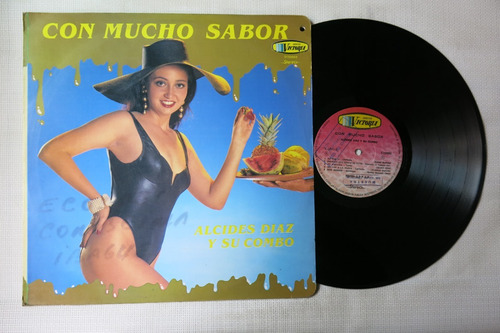 Vinyl Vinilo Lp Acetato Alcides Diaz Con Mucho Sabor Tropica