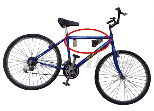 Soporte Pared Horizontal Colgar 1 Bicicleta Diseño Conbikes