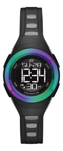 Reloj Para Unisex Skechers Sr2099 Negro