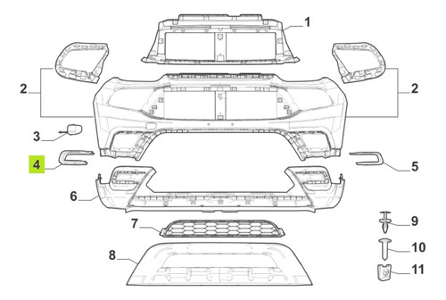 Moldura Cromada Der Contorno Camin  Fiat Toro Freedom 2021-