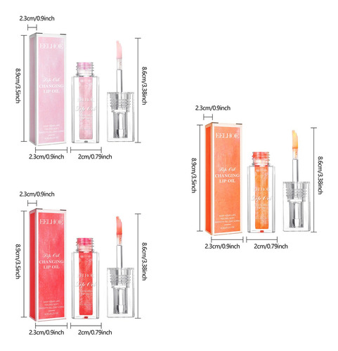 Aceite Labial Que Cambia De Color, 6,5 Ml, Bálsamo Labial Li