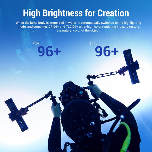 Luces Subacuáticas Para Buceo Con 13 Efectos Y Control De Ap