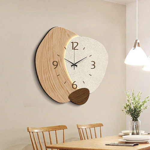 Dsv Reloj De Pared Silencioso, Reloj De Pared Para Marrón