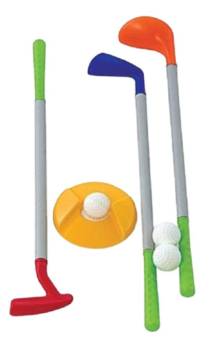 Juego Set De Golf 406 Duravit Palos Pelotas Hoyo Niños