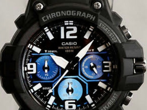 Reloj Casio Modelo Mcw 100 Negro Con Azul