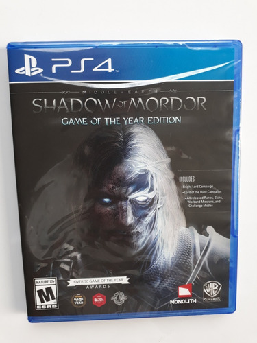 Shadow Of Mordor Game Of The Year Juego Ps4 Nuevo Y Sellado