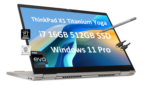 Lenovo Thinkpad X1 Titanium Yoga 13.5 Pulgadas 2 En 1