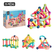 Comprar Juego Piezas Construccion Magnetico Didactico Lego 25 Piezas