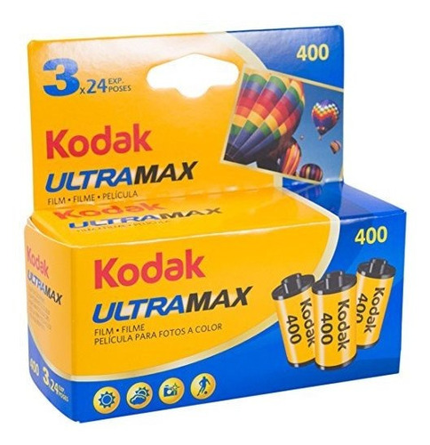 Película Kodak 6034052 Ultra Max 400 (azul / Amarillo)