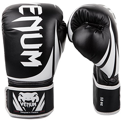 Guantes De Boxeo Venum Challenger 2.0 - Negro/blanco - 12 On